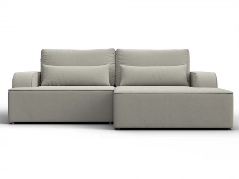 Диван угловой Лига-120 угол правый (ДСП,Брус,Фанера,ЛДС,Рогожка/Бежевый) Лига Диванов 137283