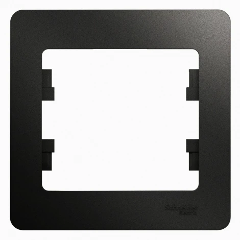 Рамка на 1 пост (антрацит) Systeme Electric Glossa GSL000701