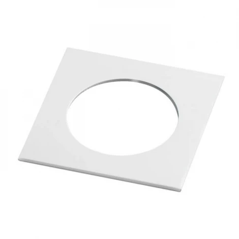 Рамка для одного встраиваемого светильника Novotech Metis, квадрат, белый