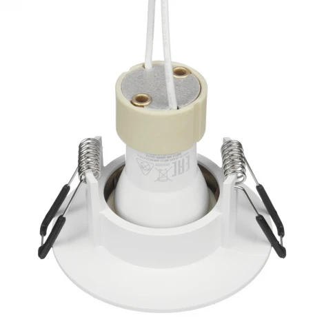 Встраиваемый светильник под лампу MR11 с цоколем GU10 белый Wolta Acento WDL-MR11/04W-R