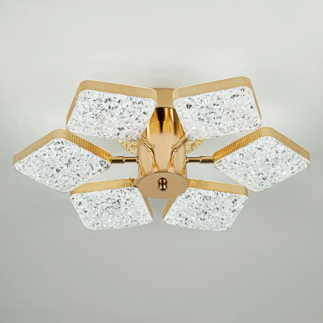 Потолочная люстра светодиодная с пультом с регулировкой цветовой температуры LED4U LED4U L8452-6