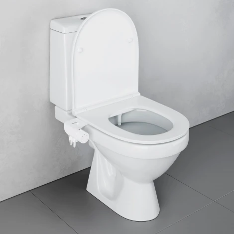 Унитаз-компакт Damixa Origin Evo 421788607SC с сиденьем микролифт, с приставкой биде