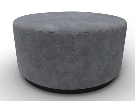 Пуф 005 (ДСП/Пластик/Велюр/Темно-серый) Лига Диванов 132506
