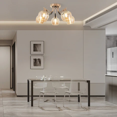 Потолочная люстра Arte Milano AMALFI 322306/5 FG+BK