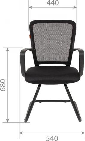 Компьютерное кресло CHAIRMAN 698 V (Металл,Пластик,Ткань,Сетка/Оранжевый)