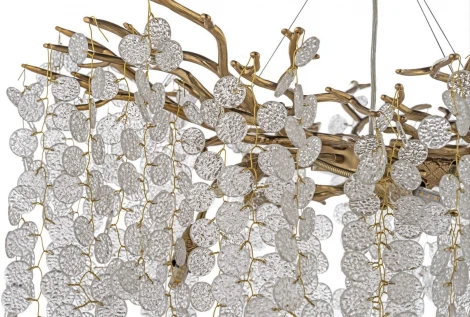 Подвесная люстра хрустальная Dio D`arte Tavenna Antigue Tavenna H 1.5.76.102 A (220V, на тросе)