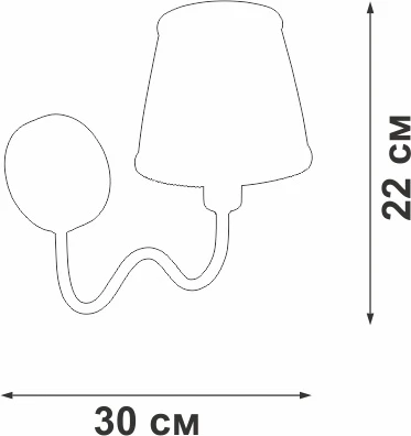 Бра Vitaluce V1848-8/1A (220V)