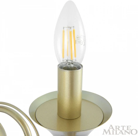 Бра Arte Milano AM349920 349920/2W CG (220V, подвески, подсвечник, свеча)