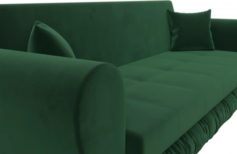 Диван-книжка Лига-045 (Зеленый/Велюр) Лига Диванов арт.122326