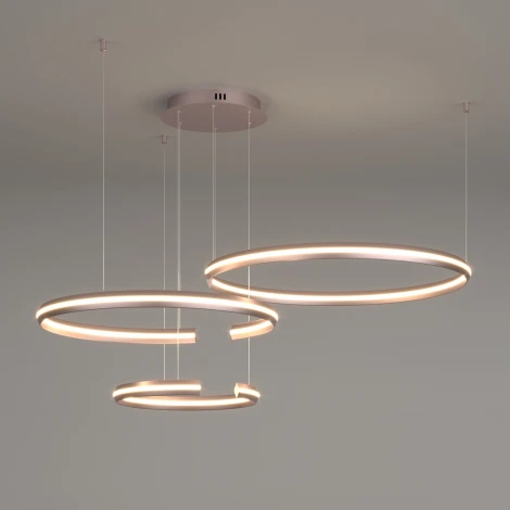 Подвесной светильник Eurosvet Gap 90180/3 (LED, 220V, пульт управления, на тросе, кольцо)