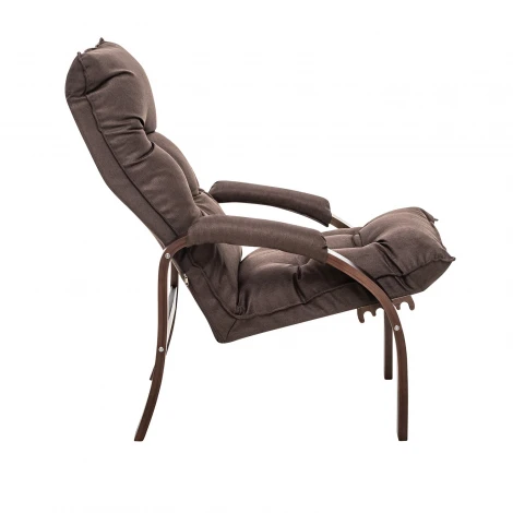 Кресло-трансформер Leset Левада (Фанера,Березовый шпон,Металл,Рогожка/Орех) арт.2500000117176