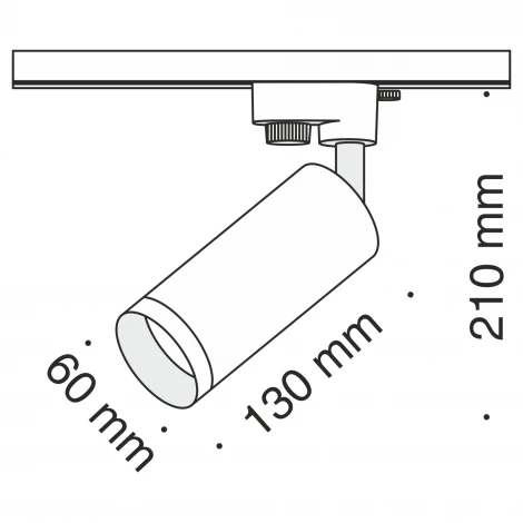 Трековый светильник Maytoni Track lamps TR004-1-GU10-RG