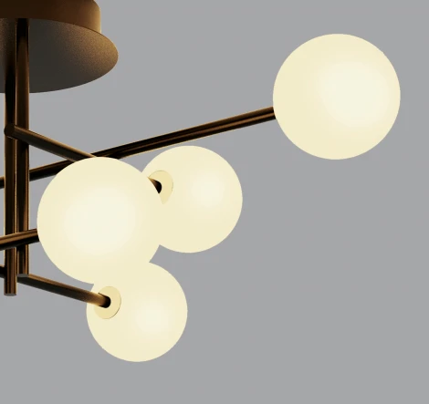 Потолочная люстра на штанге Mantra Cellar 7632 (220V, шарики)