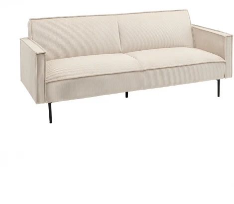 Диван прямой Stool Group Кассель велюр рельефный молочный арт.УТ000040047