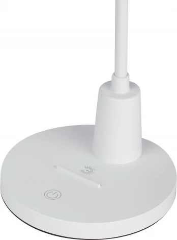 Офисная настольная лампа светодиодная с регулировкой яркости ЭРА NLED-501-10W-W (220V, сенсорный выключатель)