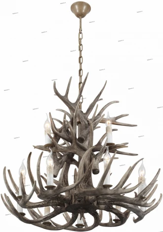 Подвесная люстра ST Luce Corna SL154.703.12 (220V, на цепи, подсвечник, свеча, рога)
