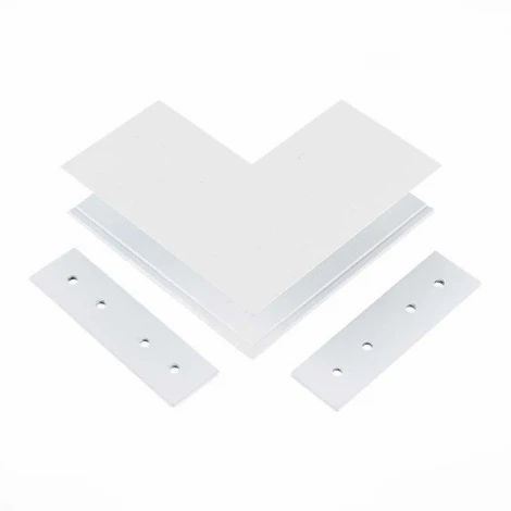 Угловой соединитель внешний для накладного шинопровода белый AM Group AM545 WH SMART