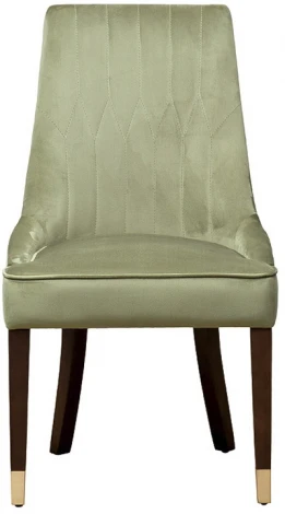 Обеденный стул Garda Decor ELEGANTE-2K-Colt1002 (Черный/Оливковый)