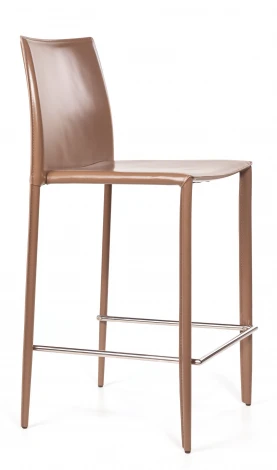 Стул полубарный Top Concept Rolf, кожа капучино