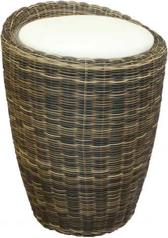 Табурет с местом для хранения LM-1100Rattan (кремовый)
