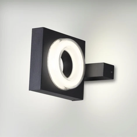 Уличный настенный светильник Odeon Light Vart 6654/5WL NATURE черный/металл IP54 LED 5W 4000K AC85-265V (220V)