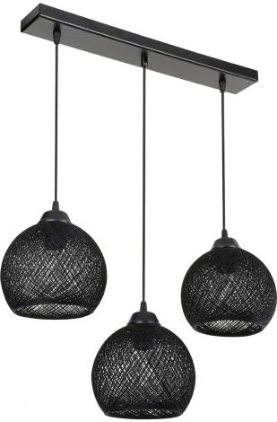 Подвесной светильник TopLight Lizbeth TL1612L-03BK (220V, на проводе, шарики)