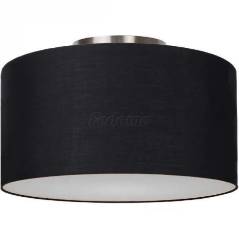 Люстра потолочная Артпром Crocus, 1 плафон, никель, черный с белым