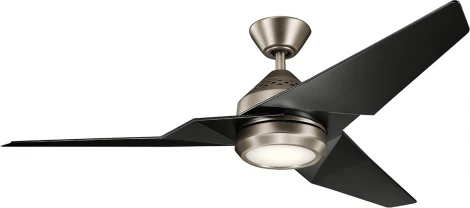 Потолочная люстра с вентилятором Kichler Jade KLF-JADE-60-AP (LED, 220V, пульт управления, вертолет)
