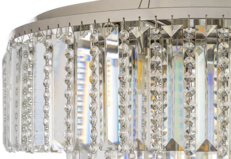 Подвесная люстра Arti Lampadari Milano E 1.5.D50.505 N (220V, хрусталь, на тросе, круглые)