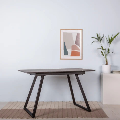 Стол R-Home Пеле раздвиж. 120-160 Мрамор графит