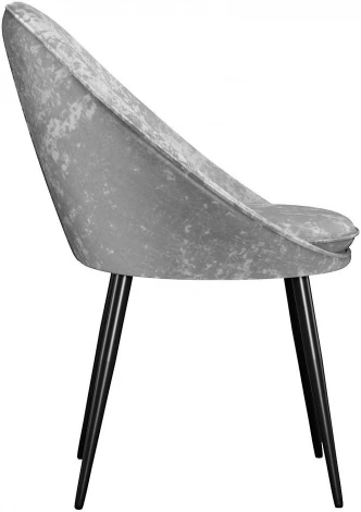 Стул DikLine 234 поворотный, M13 светло-серый, ножки черные арт.00-00076171