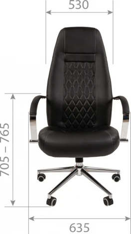 Компьютерное кресло CHAIRMAN 950 (Металл,Экокожа/Черный)