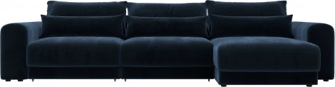 Диван угловой Лига-056 НПБ Лонг угол универсальный Лига Диванов (Велюр) арт.129165