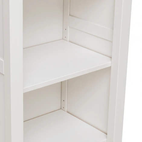 Leset Стеллаж "Мира" 490 (Стеллаж 490) (Массив сосны/Белый) арт.2500000203404