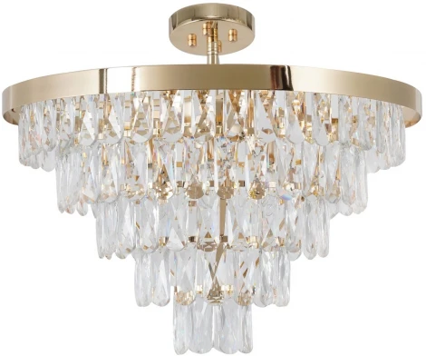 Подвесная люстра Favourite Cake 4091-6P (220V, хрусталь, на цепи)