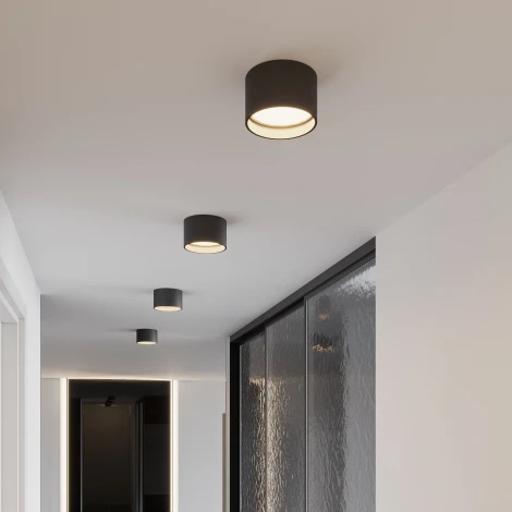 Точечный светильник накладной светодиодный Elektrostandard Banti 25123/LED 13W 3000K черный (220V, круглые)