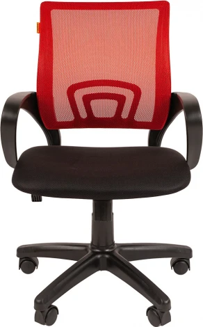 Компьютерное кресло CHAIRMAN 696 black (Пластик,Ткань,Сетка/Красный)