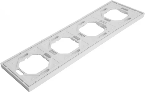 Рамка на 4 поста (белый) Stekker Эмили 49887