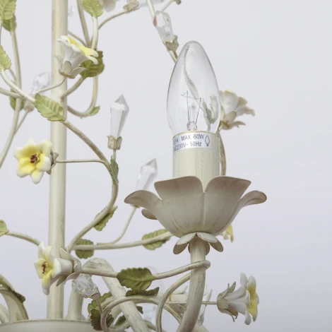 Подвесная люстра Abrasax SD0991/5 (220V, на цепи, свеча, цветы)