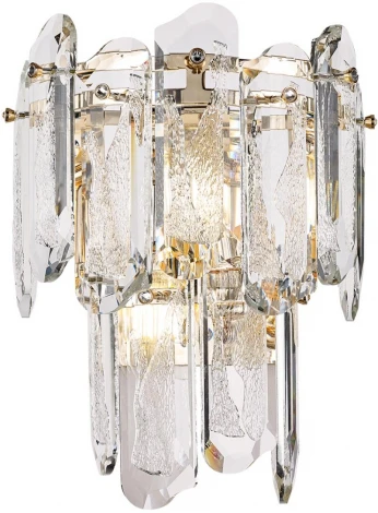 Бра Odeon Light Bullon 5069/2W золото/прозрачный/металл/хрусталь E14 2*40W (220V, подвески)