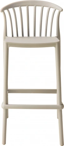 Стул полубарный Campo пластик бежевый Stool Group арт.УТ000039940