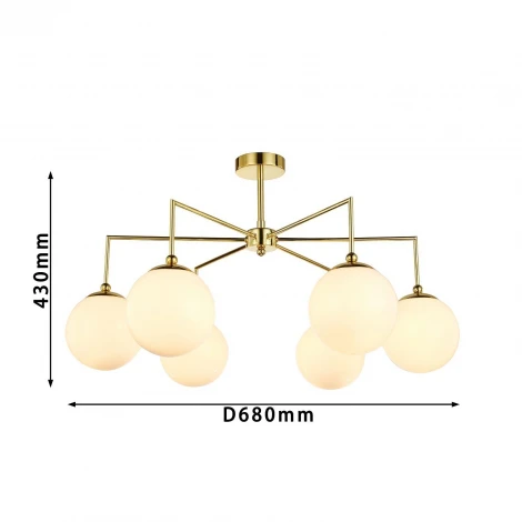 Потолочная люстра Favourite Undine 2810-6P