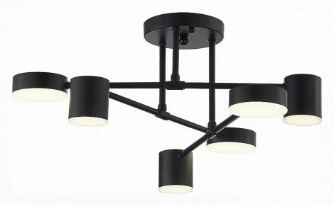 Потолочная люстра на штанге светодиодная Kink Light Мекли 07649-6D,19(4000K) (220V)