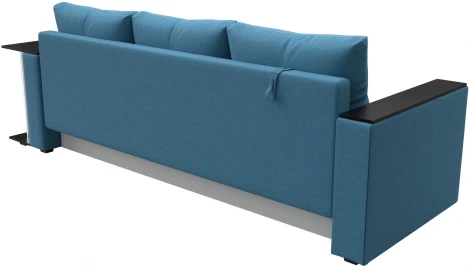 Диван прямой Атланта Лайт со столом справа Лига Диванов (Рогожка) арт.126163