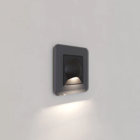 Встраиваемая LED подсветка МУН (черный матовый) Werkel W1154408 (a060196)