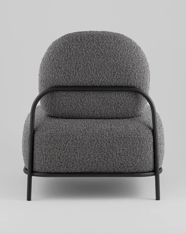 Кресло Стоун new ткань букле тёмно-серый арт.УТ000039997