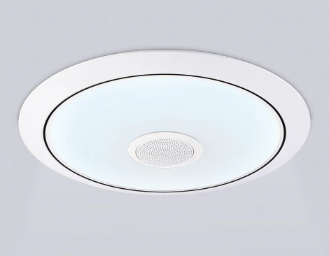 Потолочный светильник круглый светодиодный с пультом (Bluetooth-динамик, Ночной режим, С таймером) Ambrella Orbital FZ720