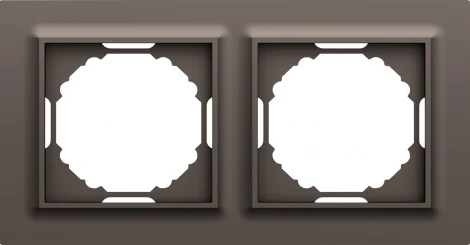 Рамка 2-я, Wave мокко Donel A07 DEW21253