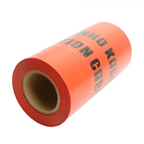 Лента сигнальная 250 мм x 100 м (красный, черный) Stekker 50299