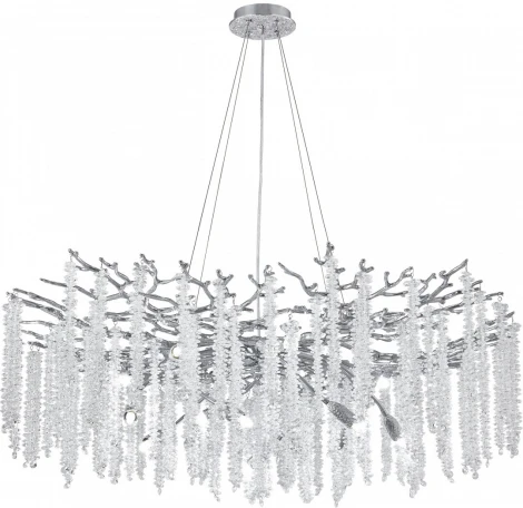 Подвесная люстра хрустальная Arte Milano Milano-1 23110.1000.14.E14.A CR (220V, на тросе)